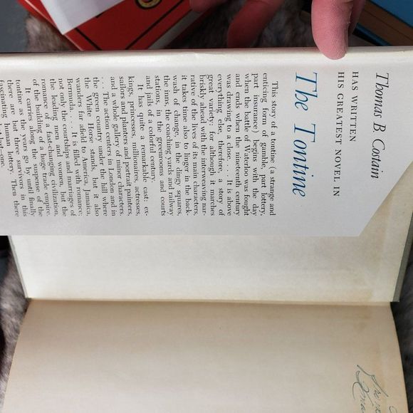 The Tontine by Thomas B. Costain Hard Back Book Vintage‎ Edition 1955 - Picture 4 of 7